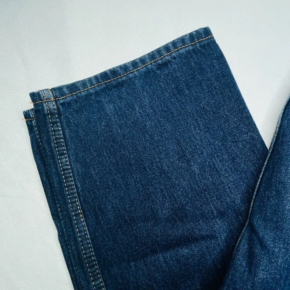 Levi's Jeans Mens 505 Regular Straight Jeans Men 40x32 Medium‎ Wash Blue Denim